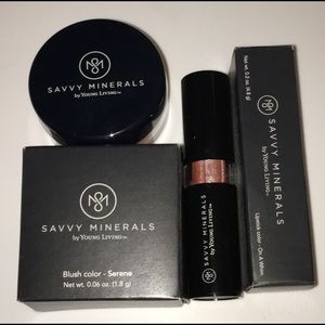 Savvy Minerals Lipstick And Blush Bundle